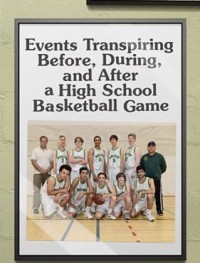 События, происходящие до, во время и после баскетбольного матча в школе 